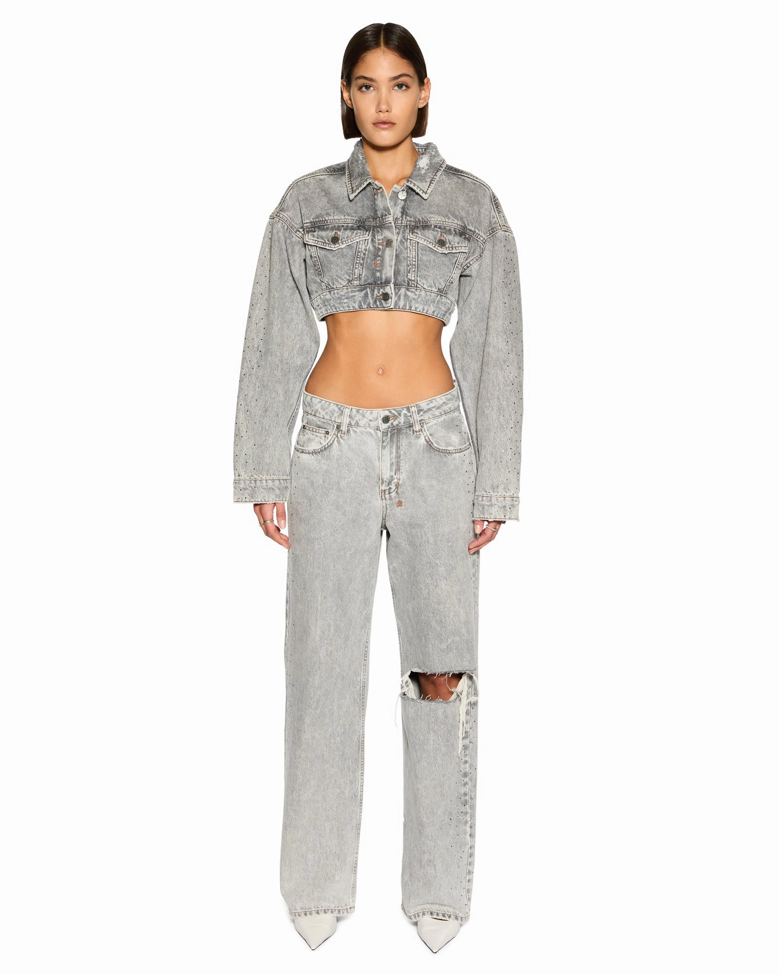 Heavy Duty Zippers SUPERCROP TRUCKER DIME KRYSTAL
