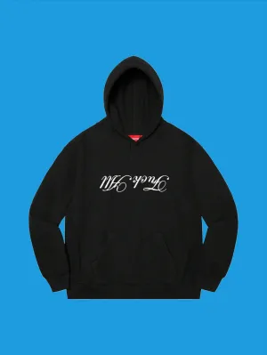 Supreme Jamie Reid Fuck All Hooded Sweatshirt Black