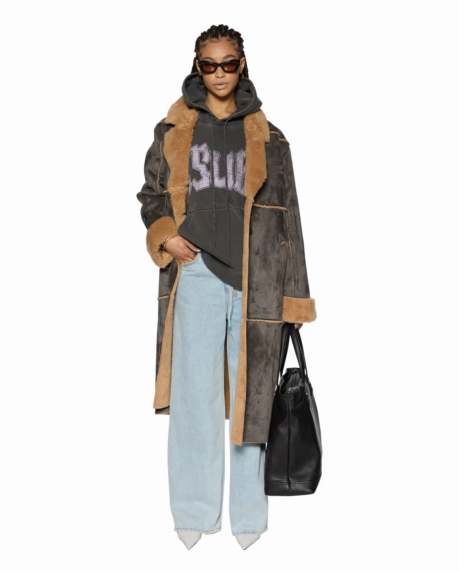 HUSTLER COAT STEEL/TAN Celebrate