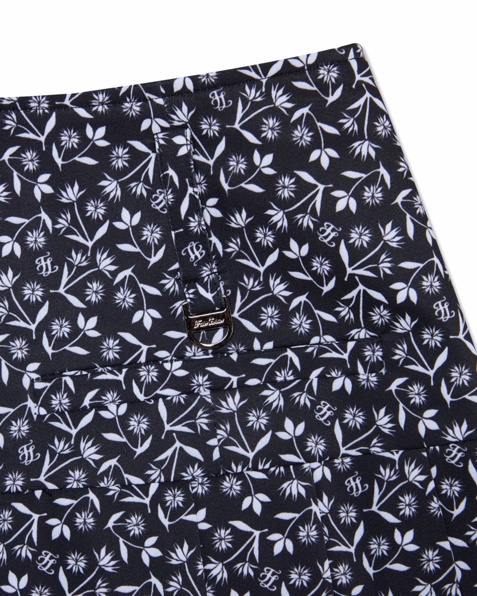 Fall Favorite Cultural Event high waist pattern skirt - Black