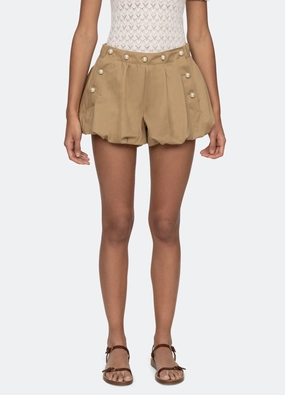 Suzette Shorts Laser Cut Perforations Light support