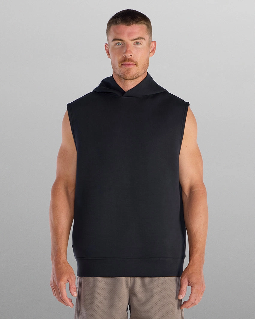 Roamknit Hooded Tank Fade Resistant Dye NonRestrictiveSilhouette