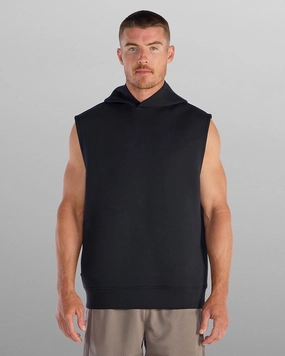 MinimalistCut Soft Brushed Lining Roamknit Hooded Tank