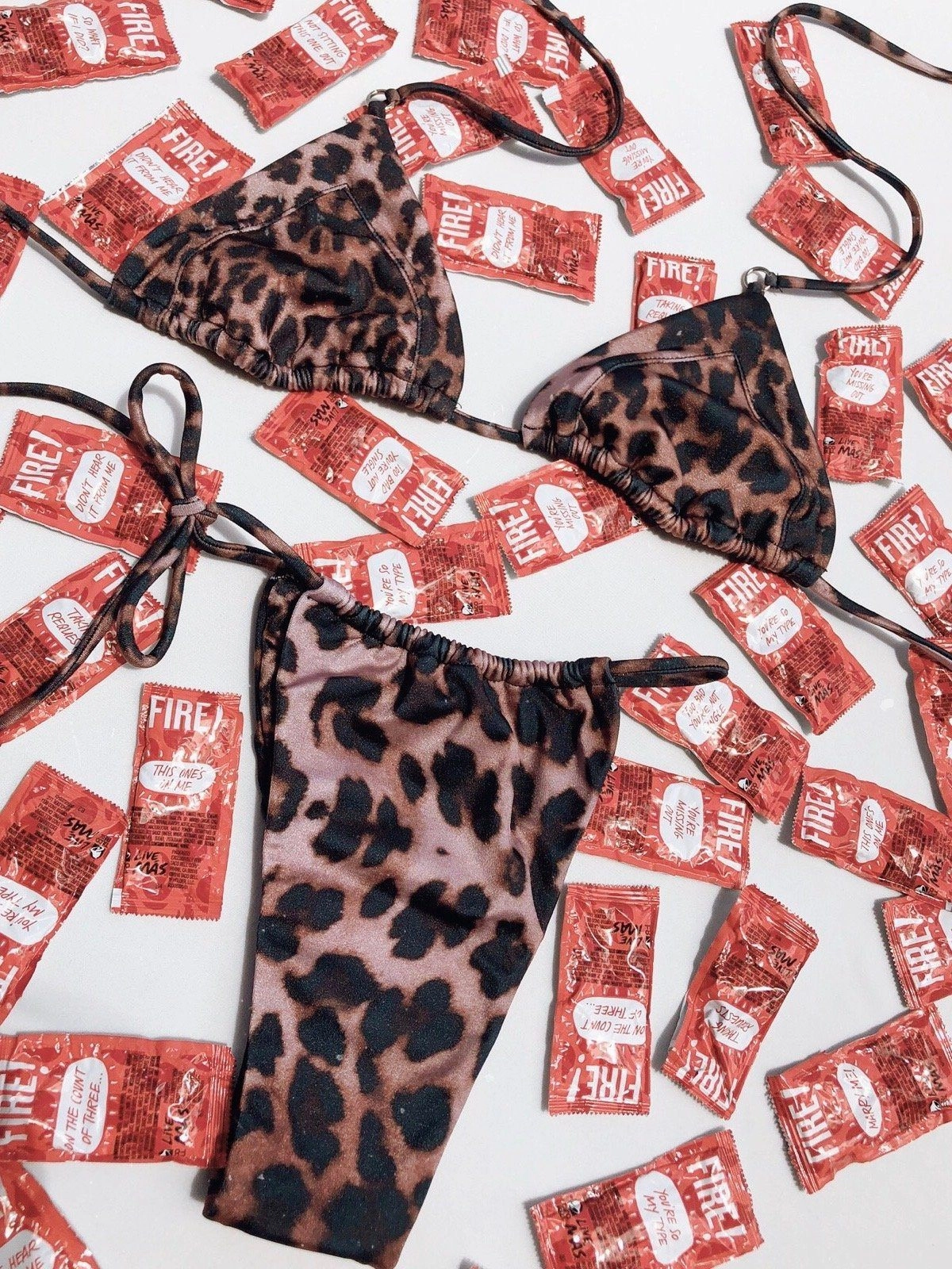 Eco Friendly Fabric SWEPT AWAY BOTTOM | LEOPARD