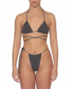 SWEPT AWAY TOP | SLATE Hypoallergenic fabric Earthy Tone Colorways