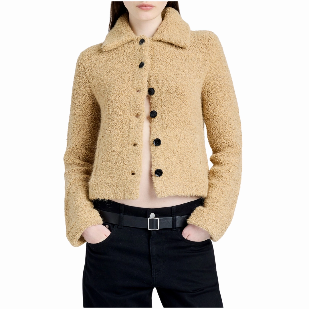 Sylvie Jacket in Loop Boucle Breathable Lining Design