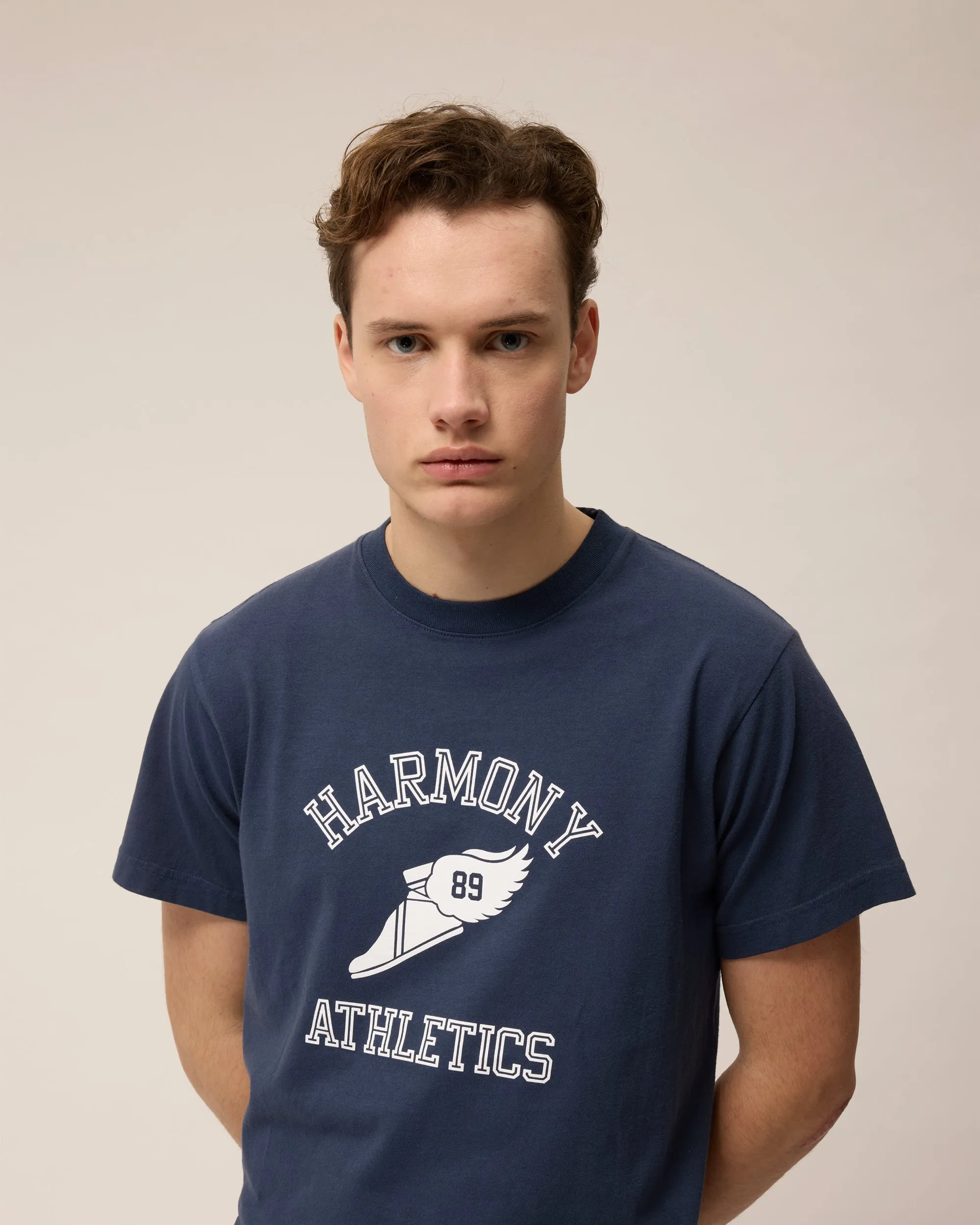 T-Shirt 89 Athletics - Navy - Cotton Jersey