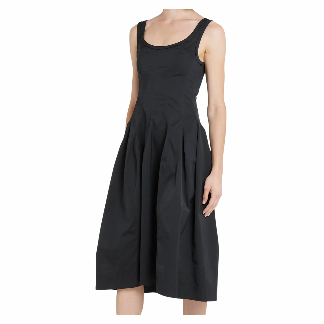 Taffeta Midi Dress Tactile Feel Perfect Look