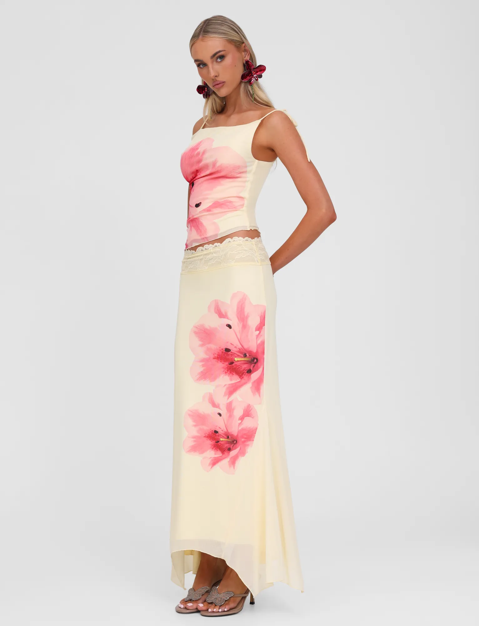 LILLIAN SKIRT - YELLOW A line Senior Style