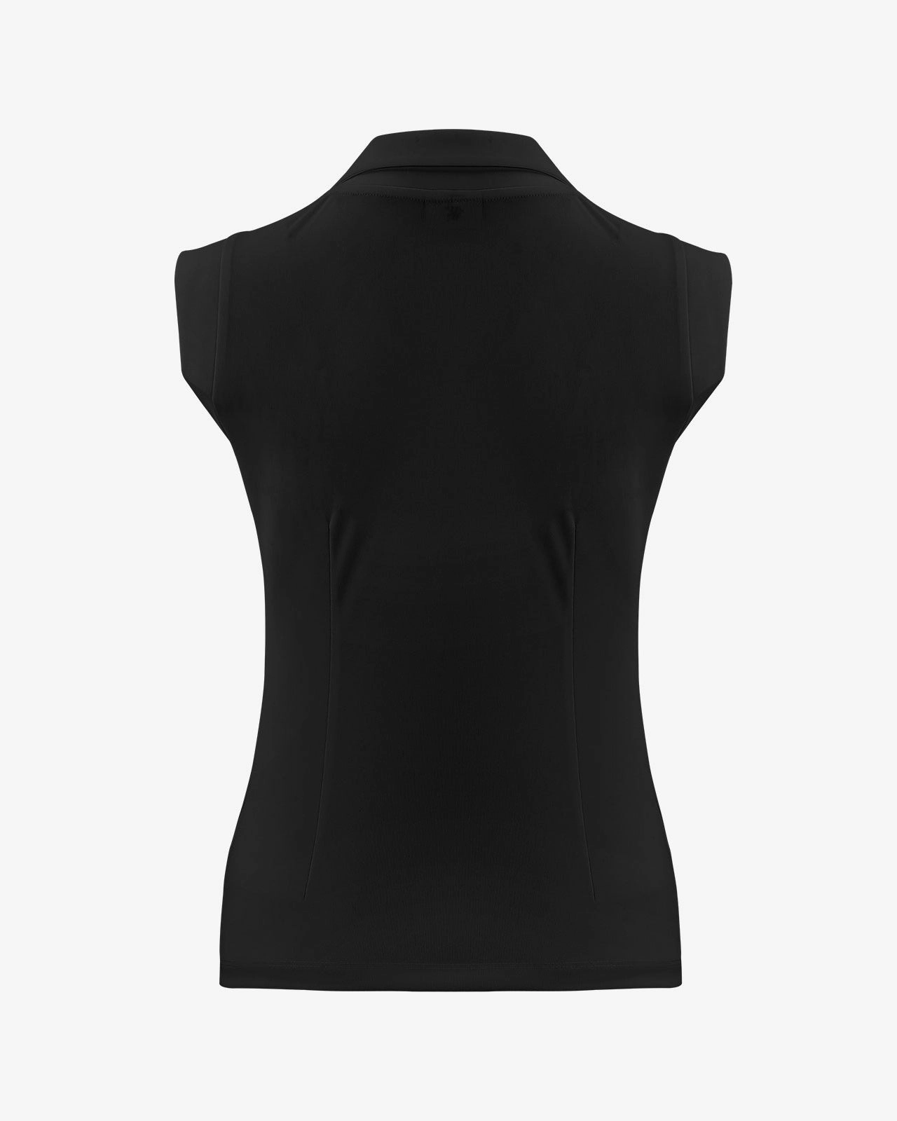 OdorResistant Technology [Final sale] Frill V-neck sleeveless T-shirt - Black