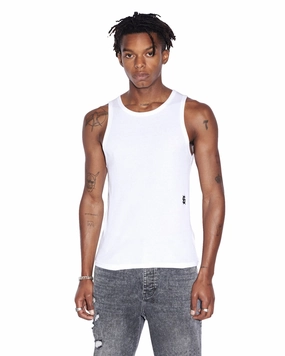Sporty Top Airflow Mesh Panels DEBUT SINGLET WHITE