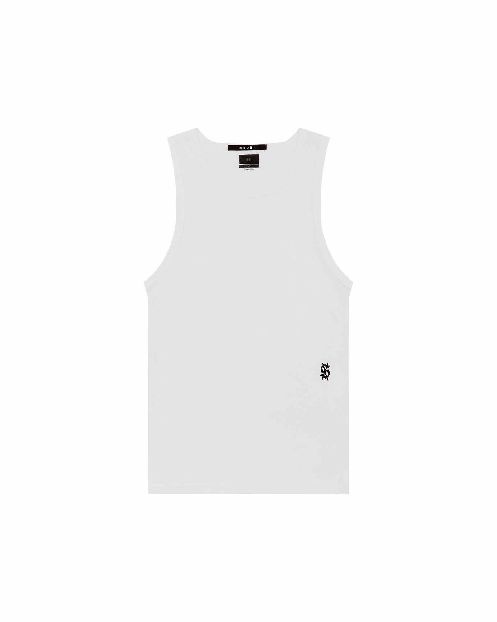 Machine washable DEBUT SINGLET WHITE