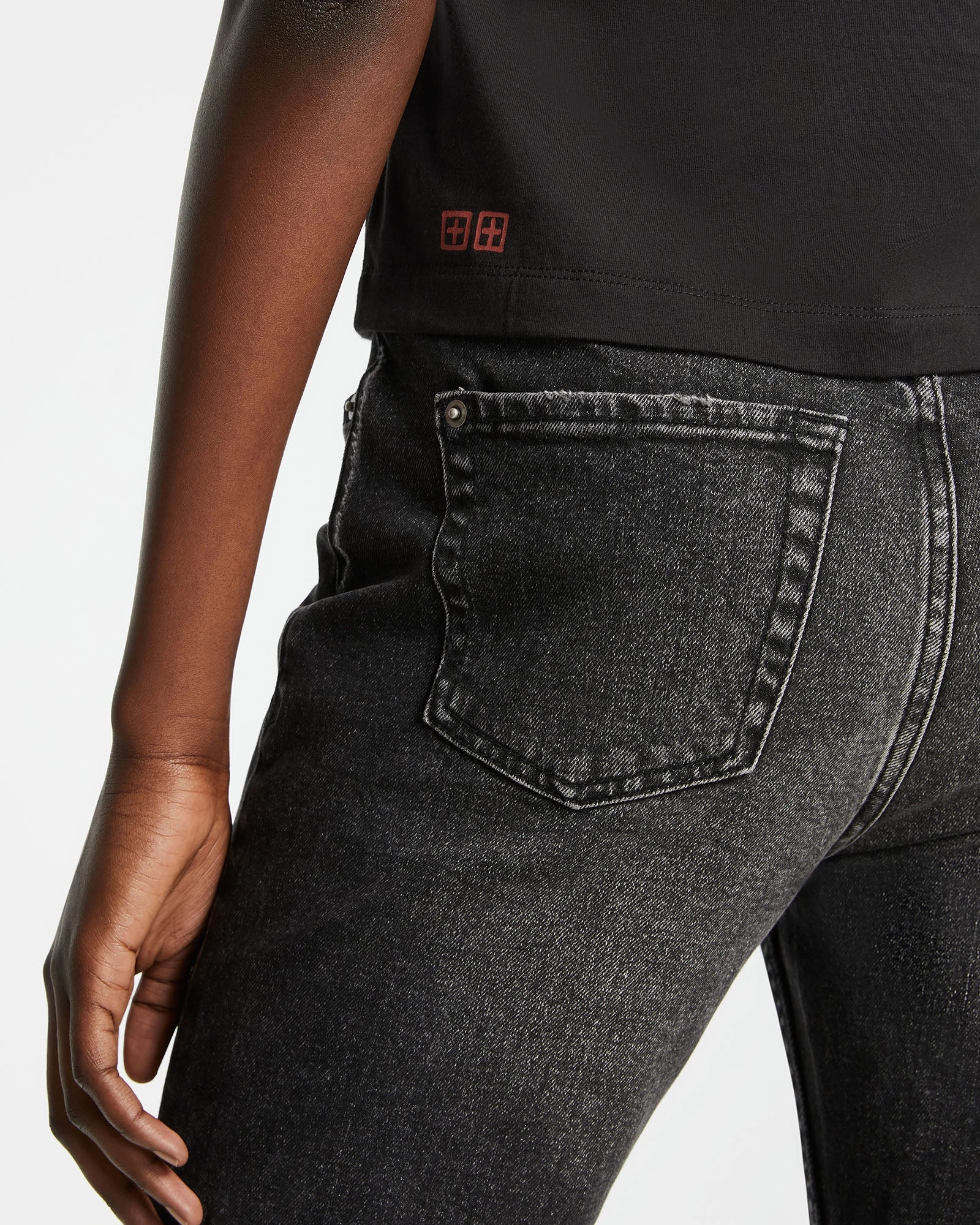 Tailored Fit KSUBI DAZE MINI SS TEE JET BLACK Urban Smart Sleek Waistband