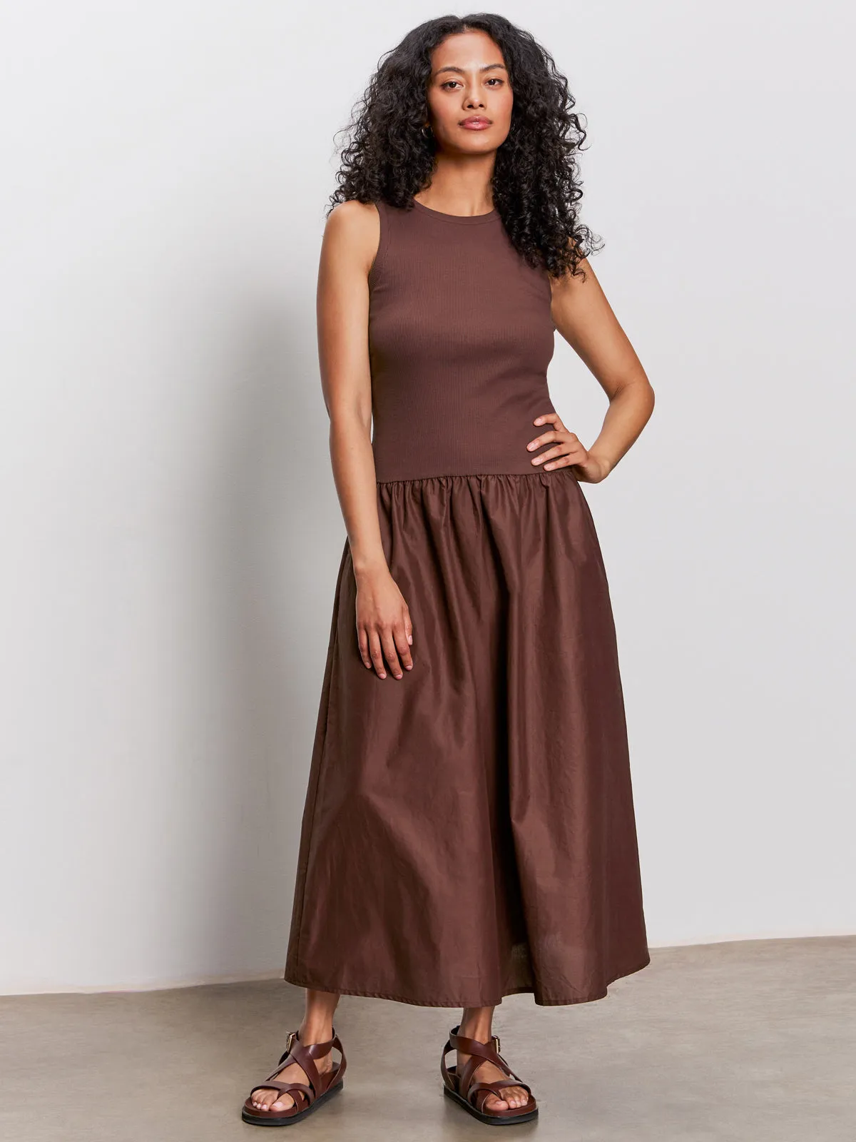 Urban Line Take Me Away Midi Dress Mesa