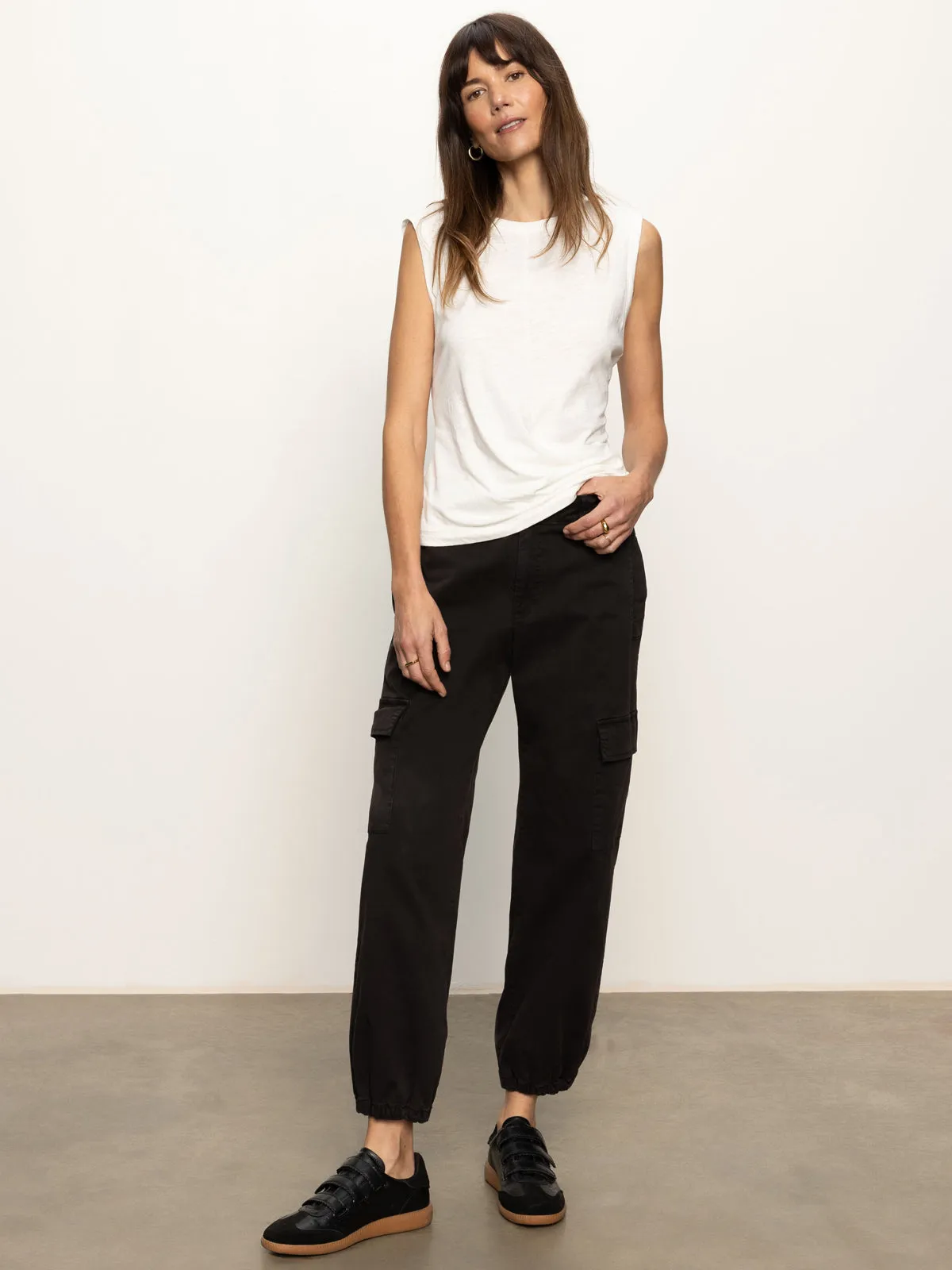 Take Over Jogger Mid-Rise Pant Black Vintage Hoodie QuickRelease Closure