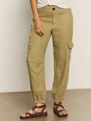 Take Over Linen Jogger Standard Rise Pant Bamboo Practical Fit
