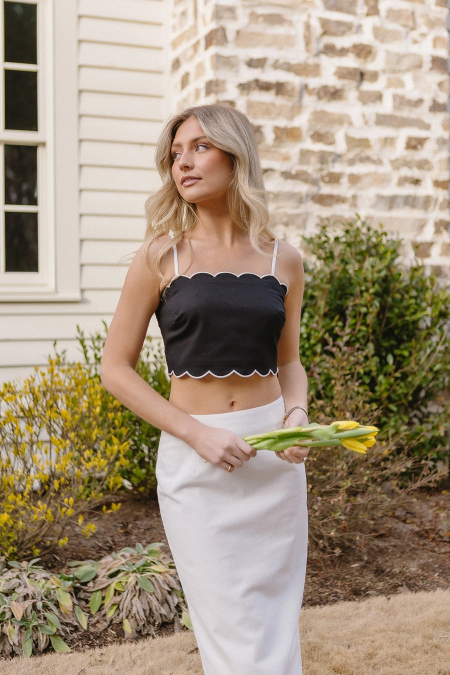 Adjustable loop Flat waistband Take Aim Top
