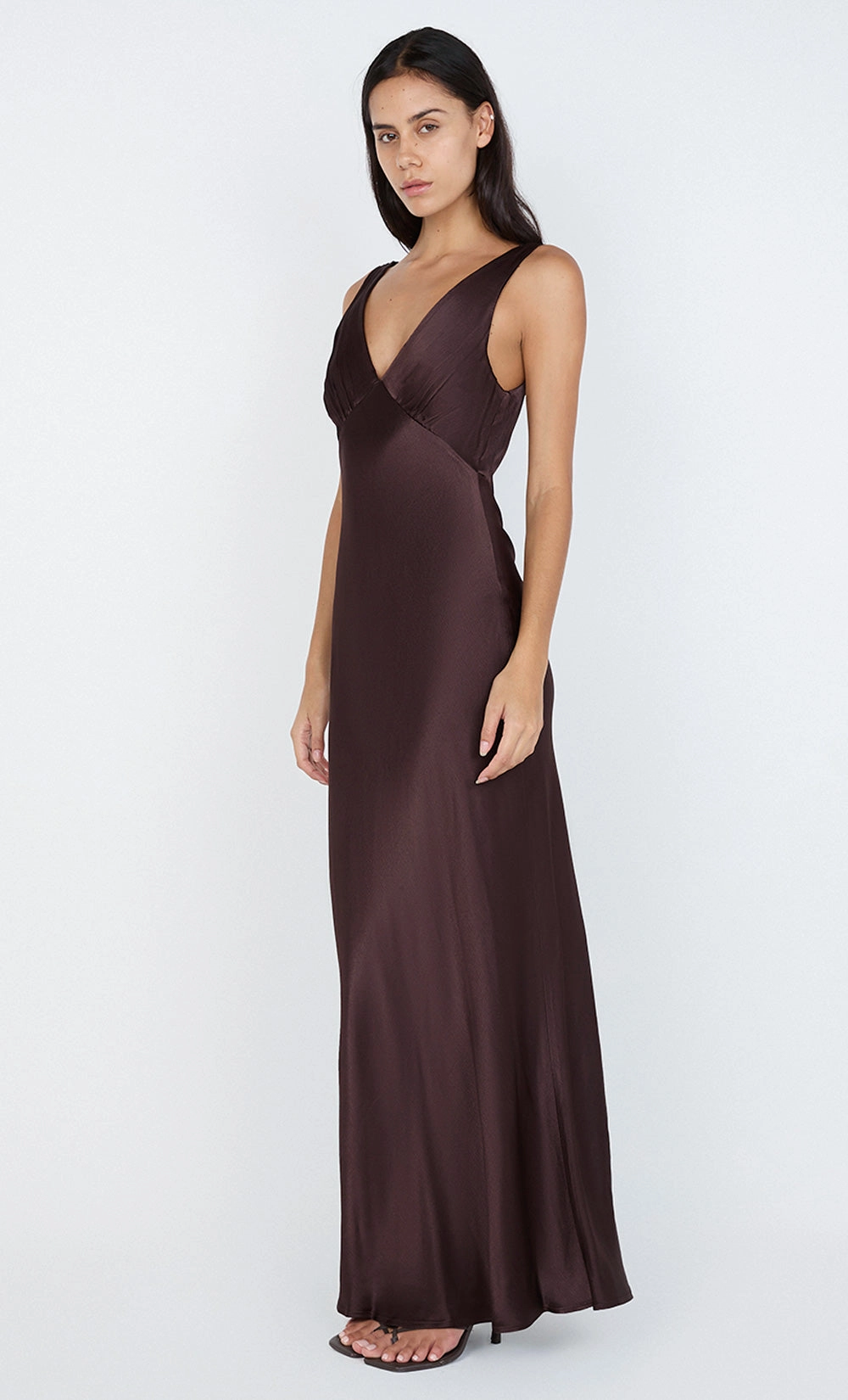 Dreamy Touch MOON DANCE VERONA DRESS - DARK CHOCOLATE