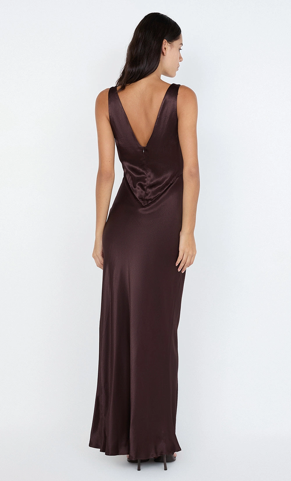 MOON DANCE VERONA DRESS - DARK CHOCOLATE bold appearance