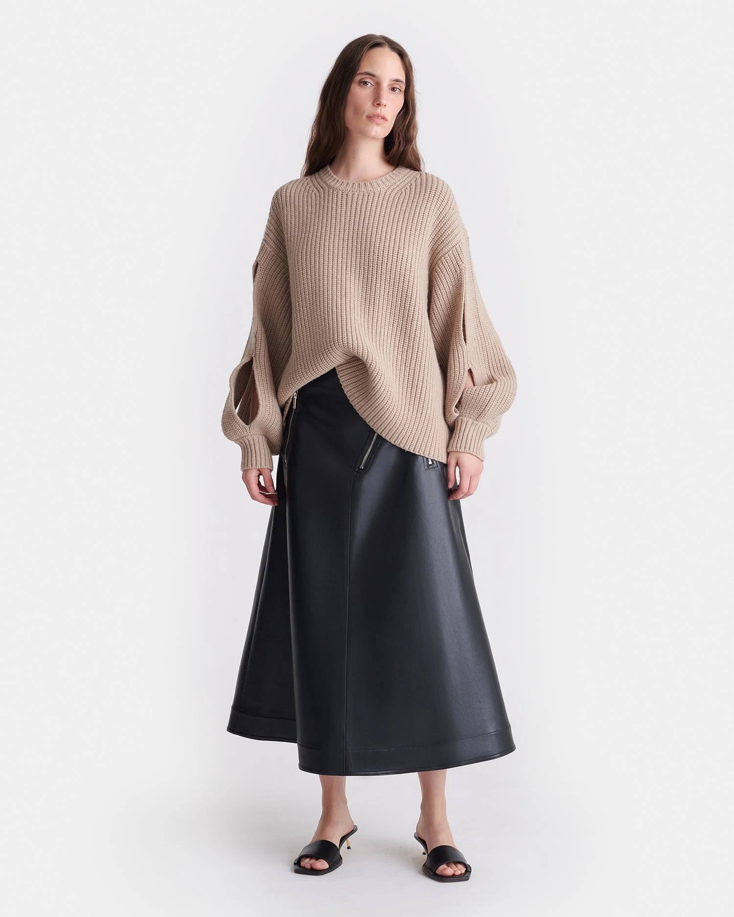 Quiet Style Jacint - Cashmere-Blend Sweater - Oatmeal
