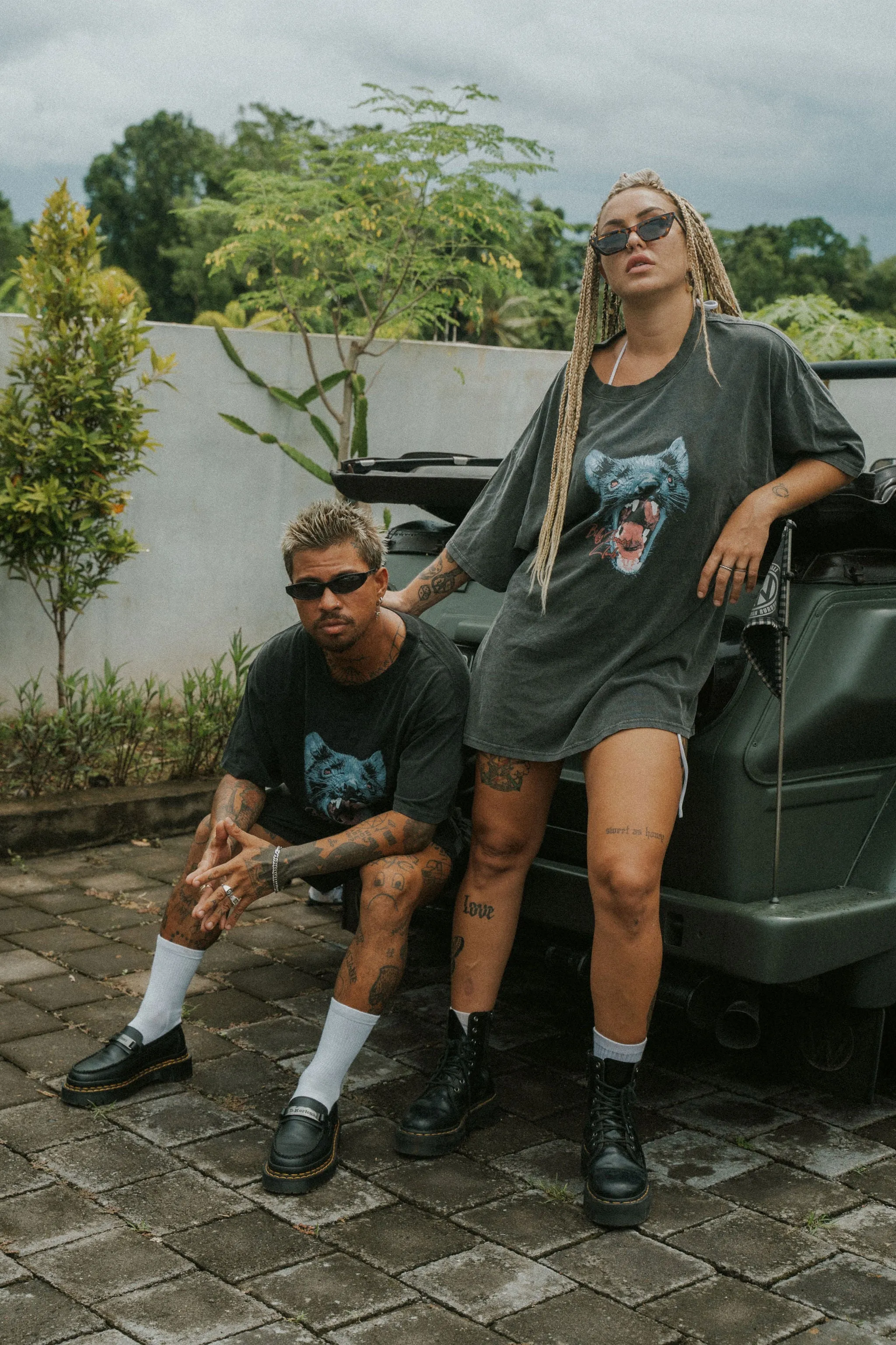 Tazzie Devil Tee - Washed Black