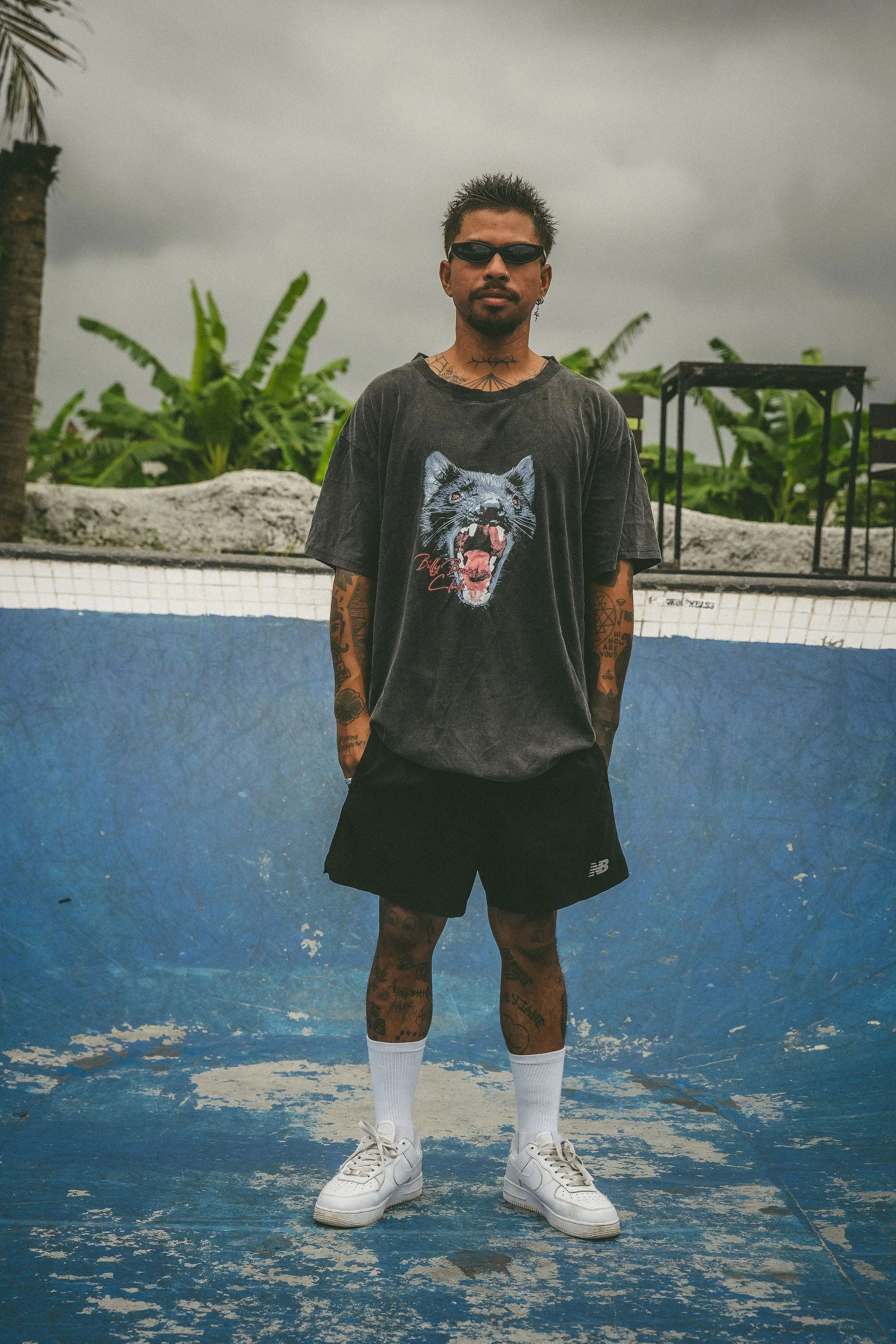 Tazzie Devil Tee - Washed Black