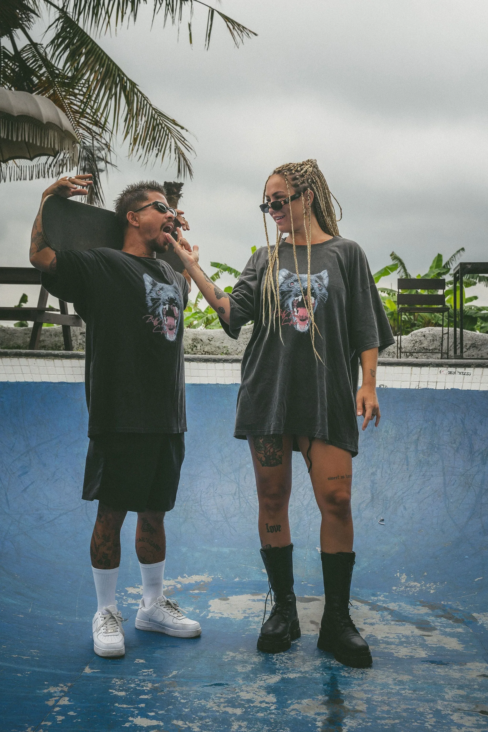 Tazzie Devil Tee - Washed Black