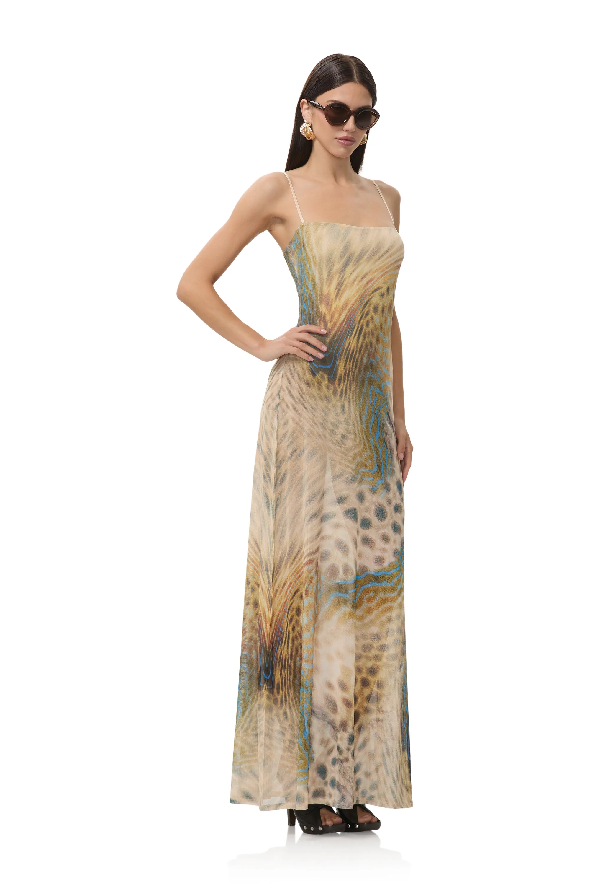 Classic Vibe Shae Dress - Fish Scale Swirl