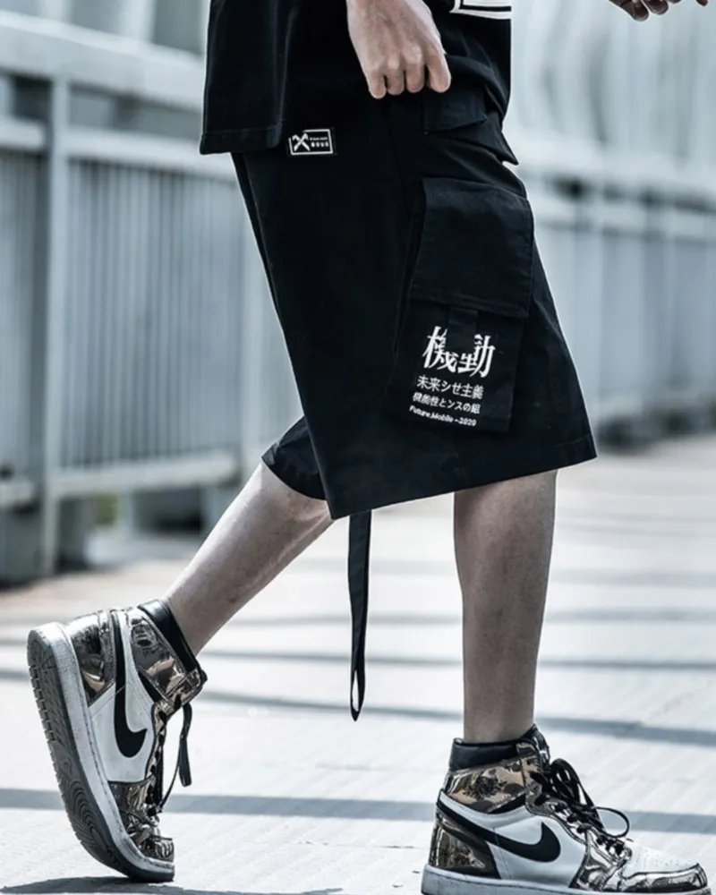 Techwear X-Man Cargo Streetwear Shorts