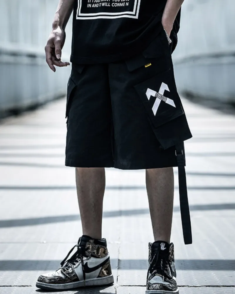 Techwear X-Man Cargo Streetwear Shorts