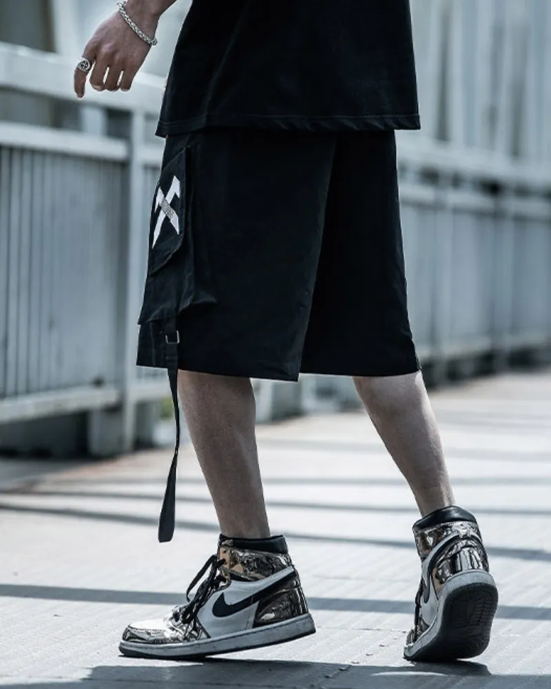Techwear X-Man Cargo Streetwear Shorts