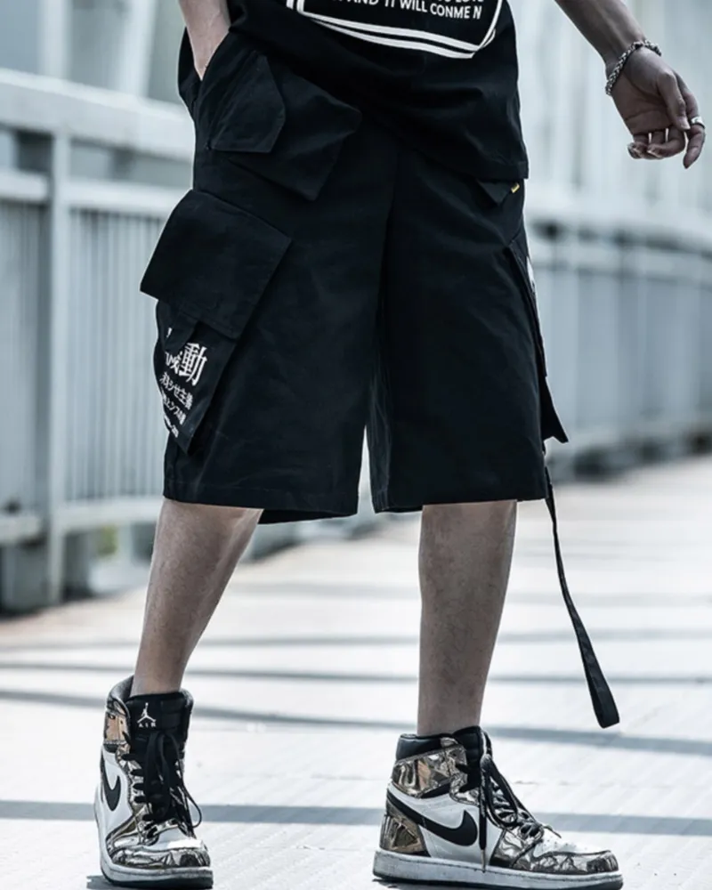 Techwear X-Man Cargo Streetwear Shorts
