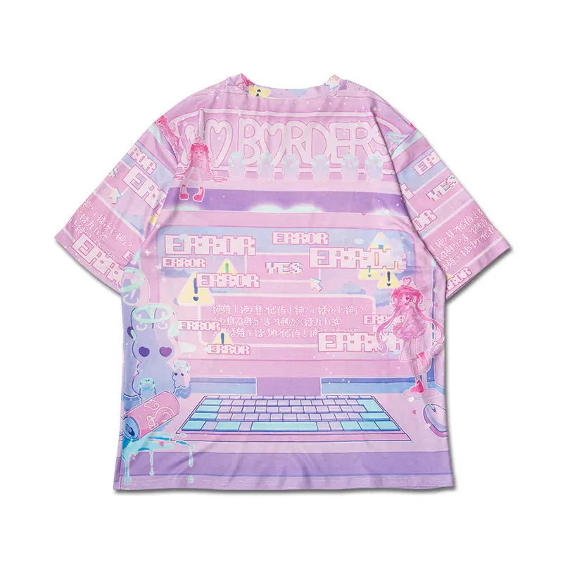 Tees- Oversized Angel Gamer Tees