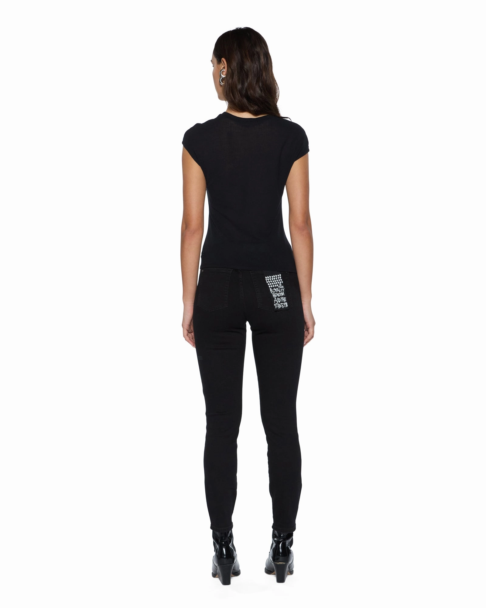 DoubleStitchedSeams STAPLE SS TEE BLACK SHEER