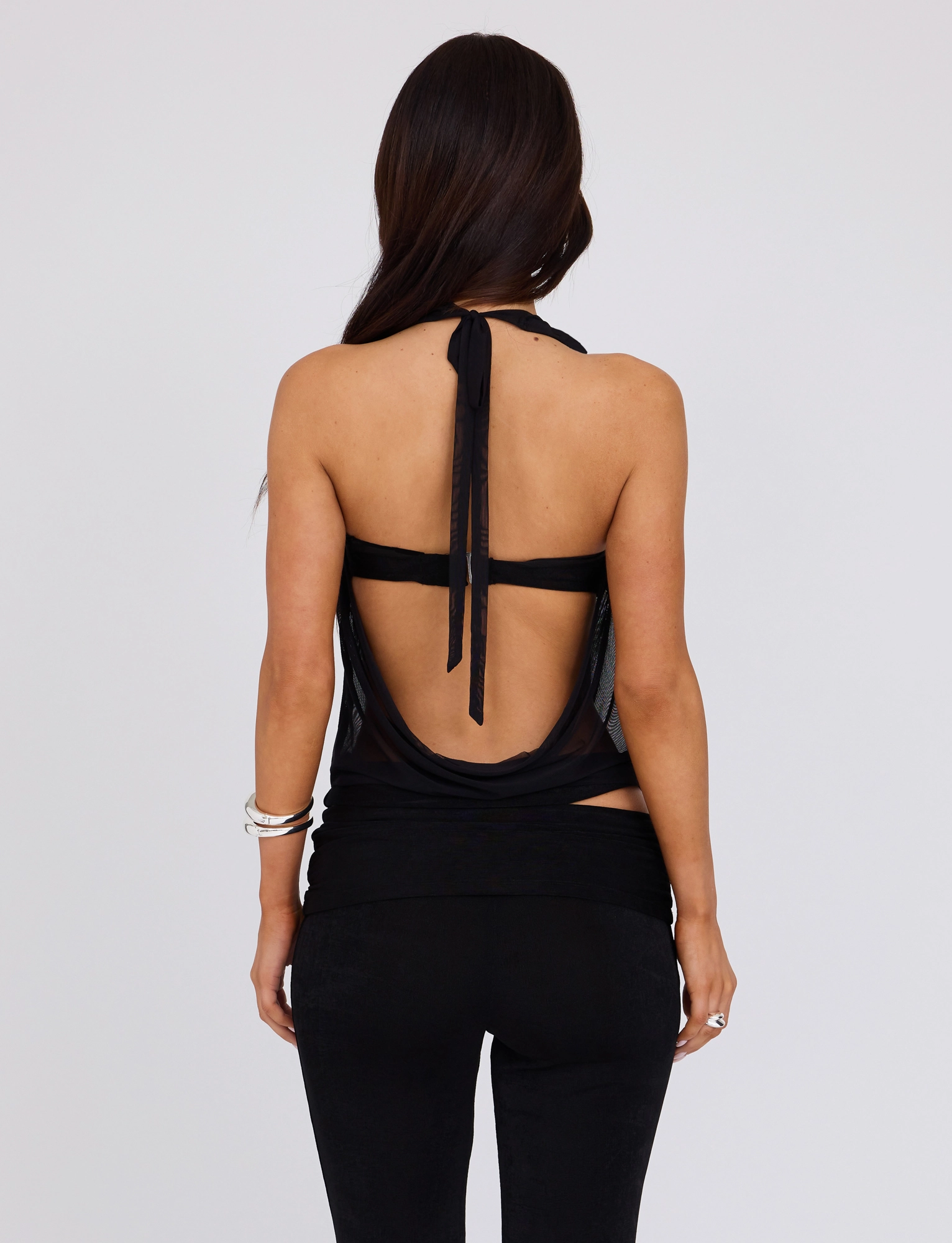 EcoFriendly Manufacturing Casual Style MAKENA TWO-PIECE TOP - BLACK