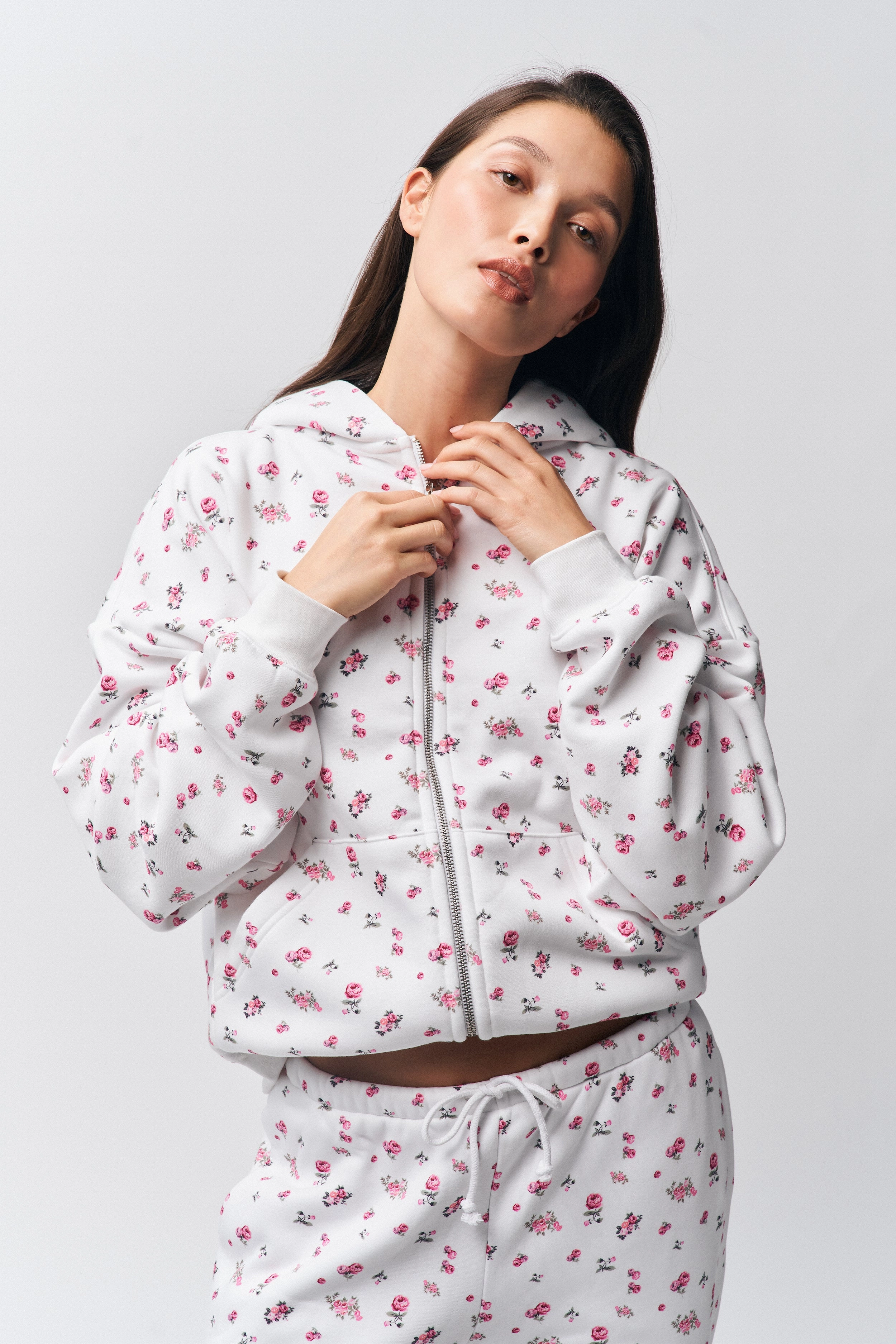 LowCarbon Footprint Textile Cold Comforted Zip Up Hoodie