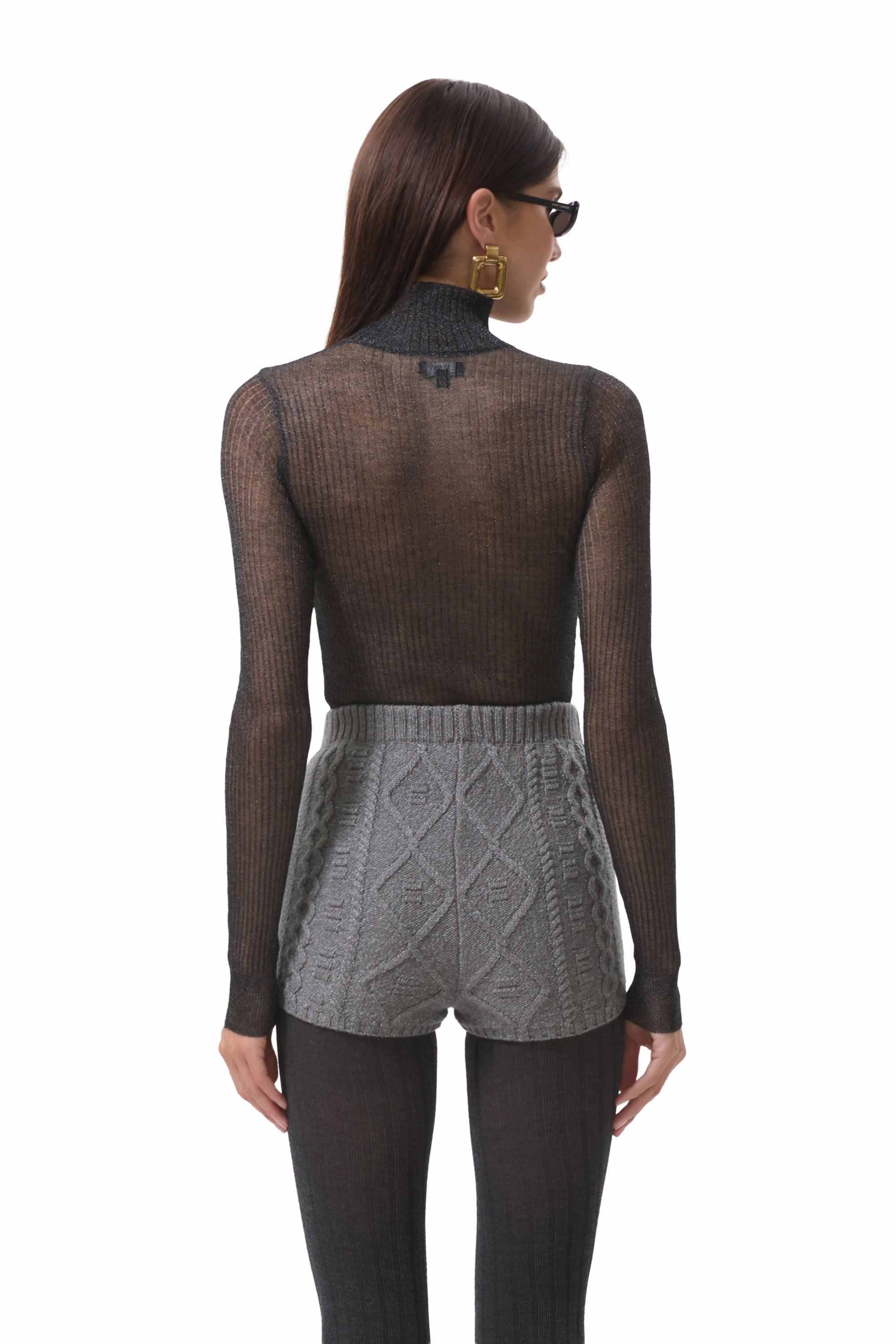 Bristol Top - Noir Brushed Microfiber Surface Trendy Shirt