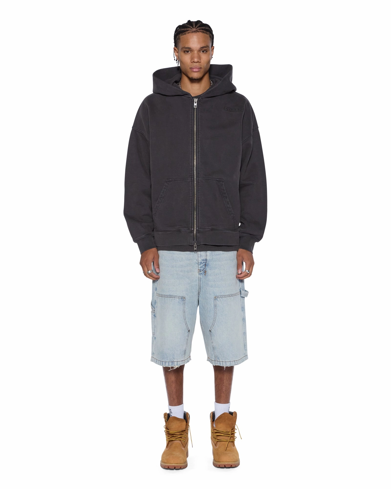 NonRestrictive Fit INTRUDER EKCESS HOODIE FADED BLACK