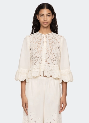 Yarn Dyed Pattern Cloth Formal Shirt Shanna Top