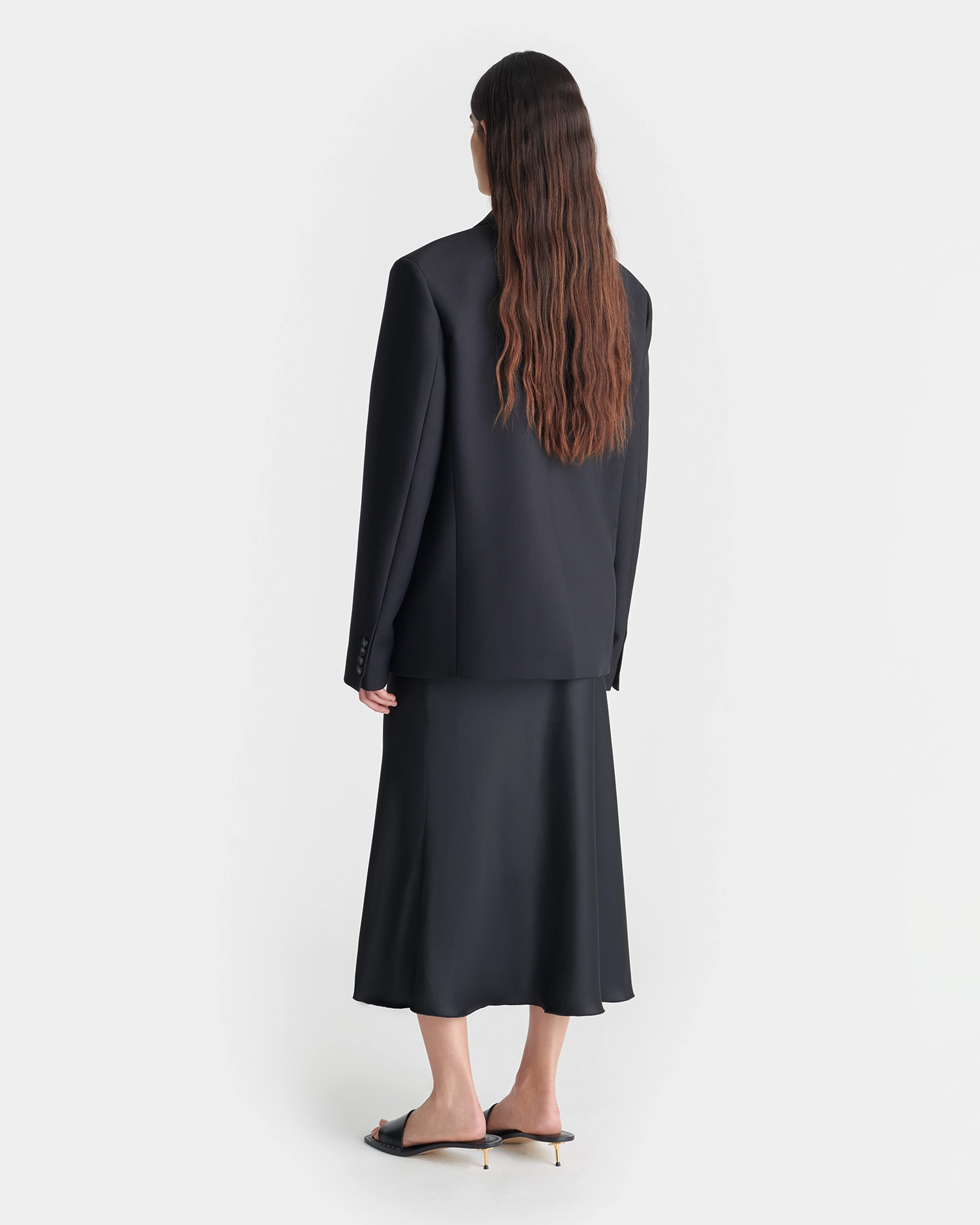 Comfort Apparel Affordable Rox - Double Suiting Blazer - Black