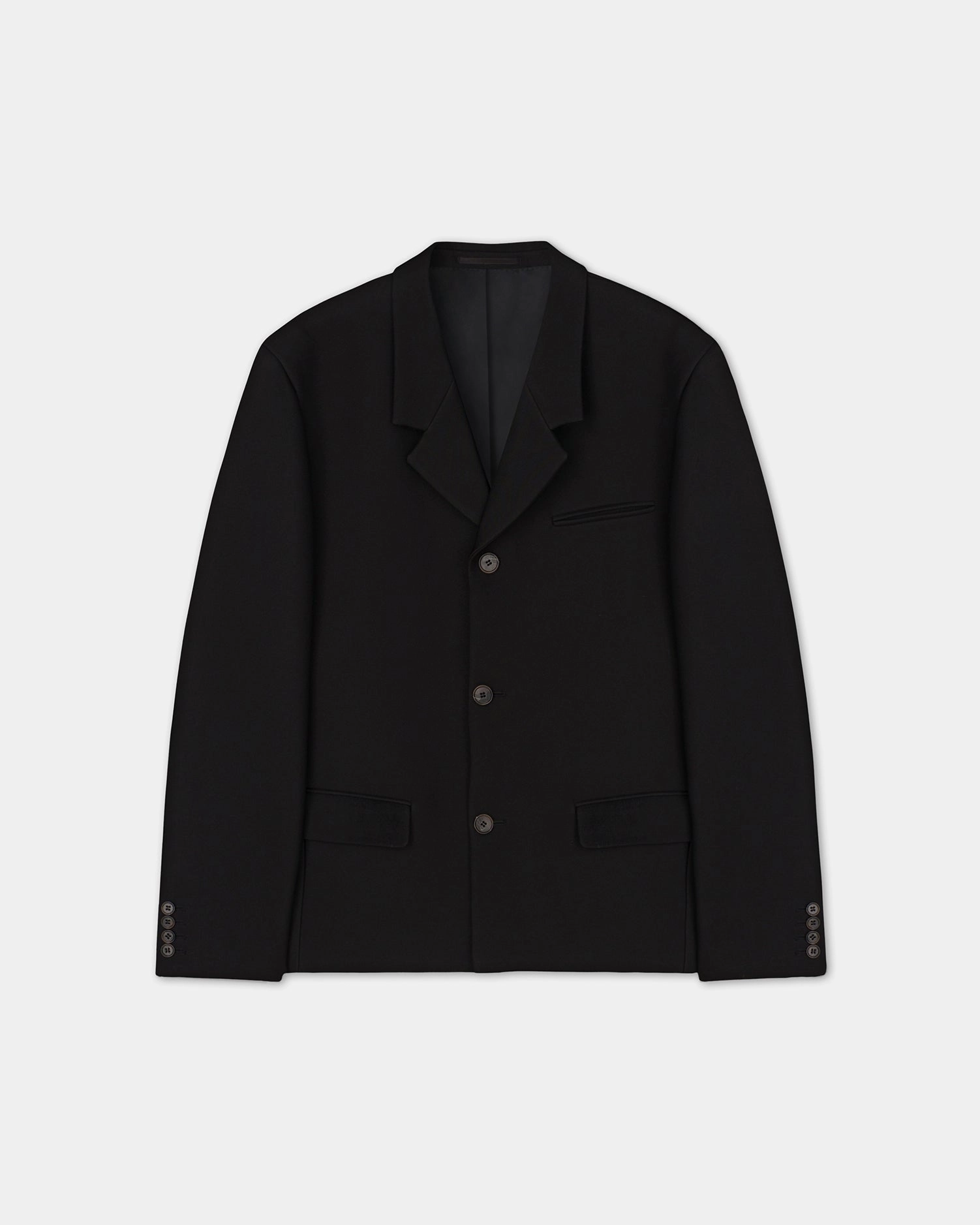 Rox - Double Suiting Blazer - Black massage parlor workmanship