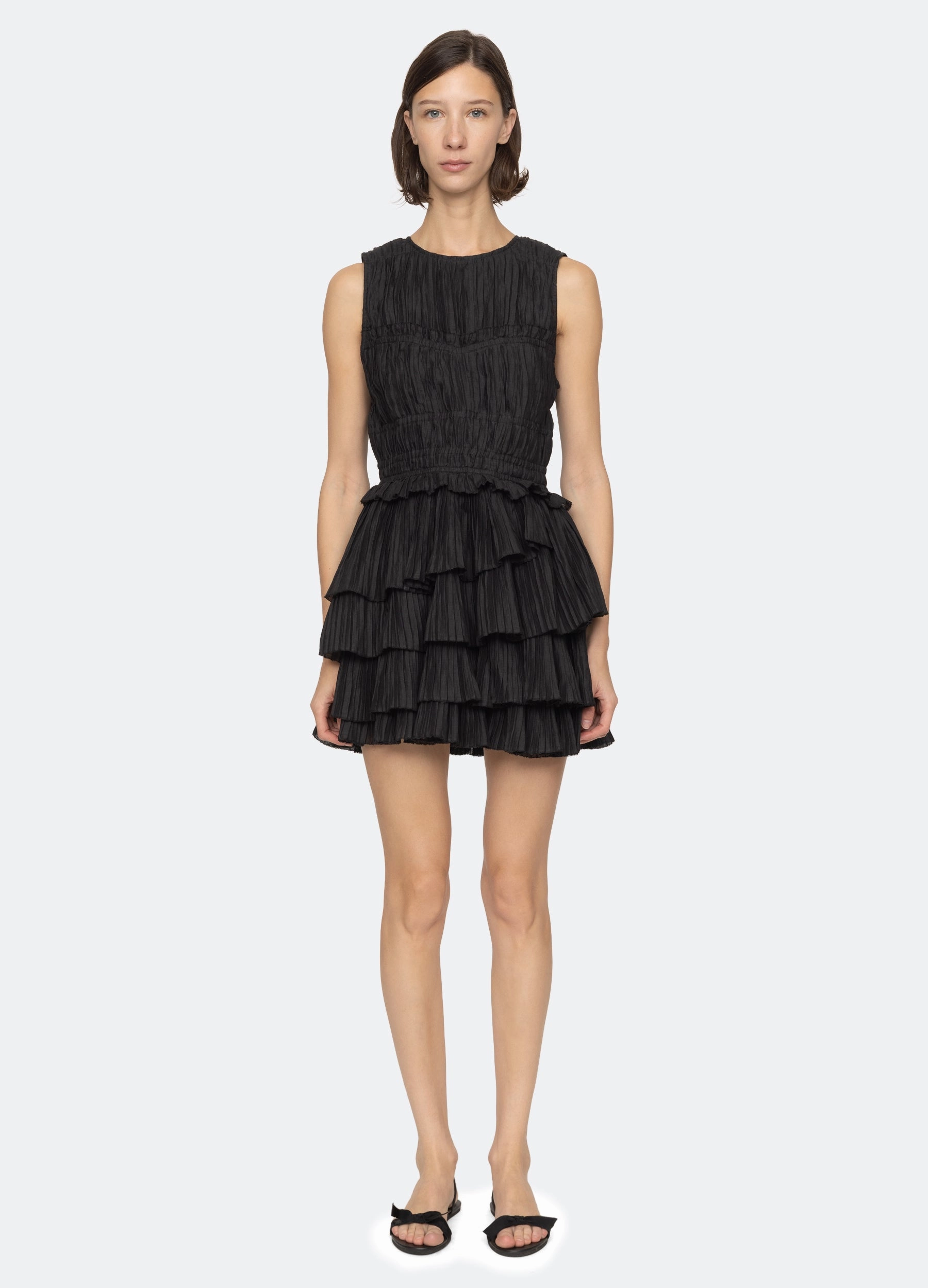 Front-Slit Thalia Mini Dress