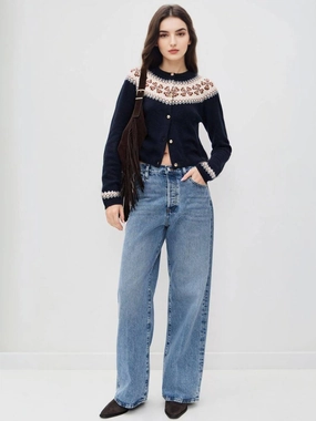Compression Fit Thalia Round Neck Cardigan