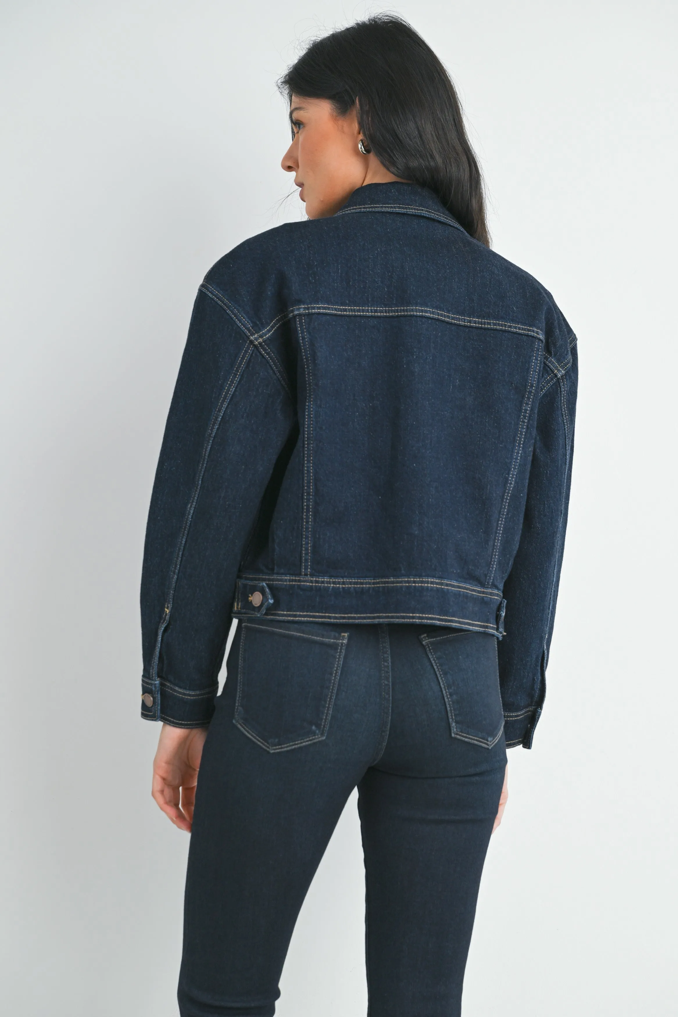 The Addison Dark Denim Jacket