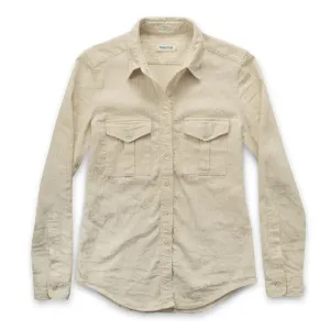 The Andie Shirt in Natural Corded Denim