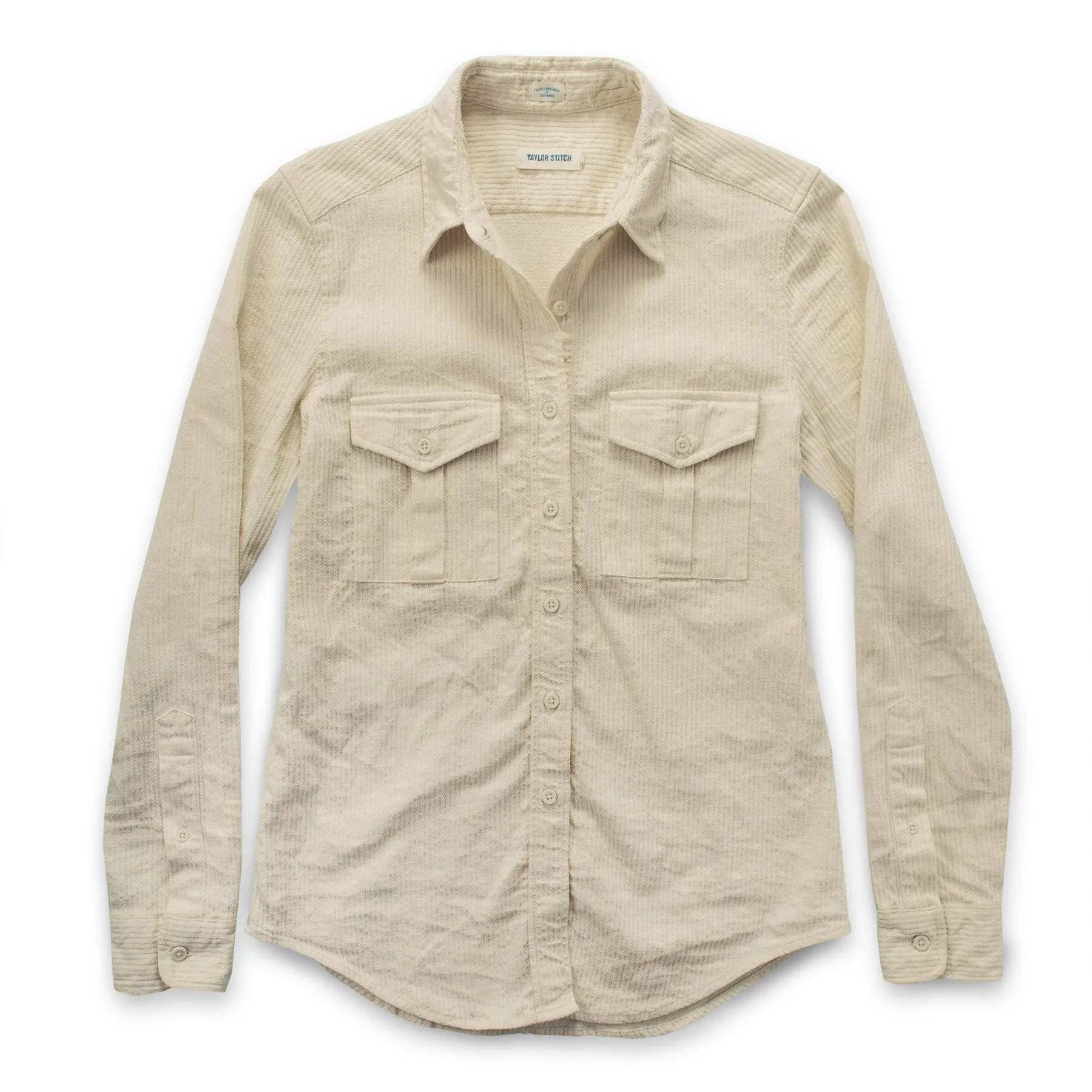 The Andie Shirt in Natural Corded Denim