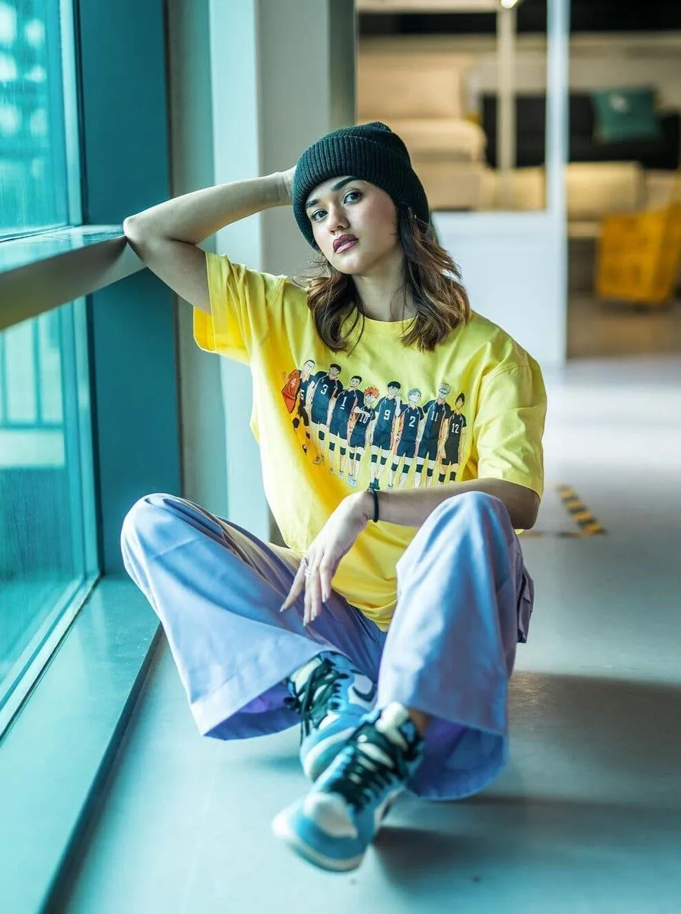 The Haikyu! : Burger Bae Oversized  Tee For Men and Women