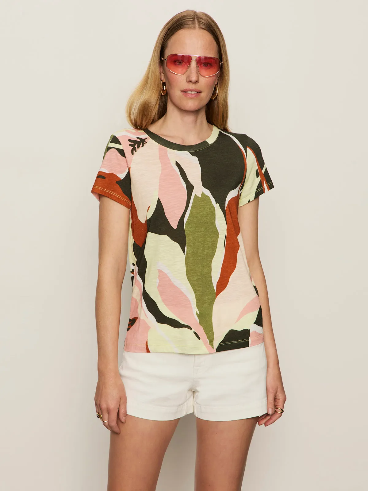 The Perfect Tee Reef Vibes Smooth Jersey Texture