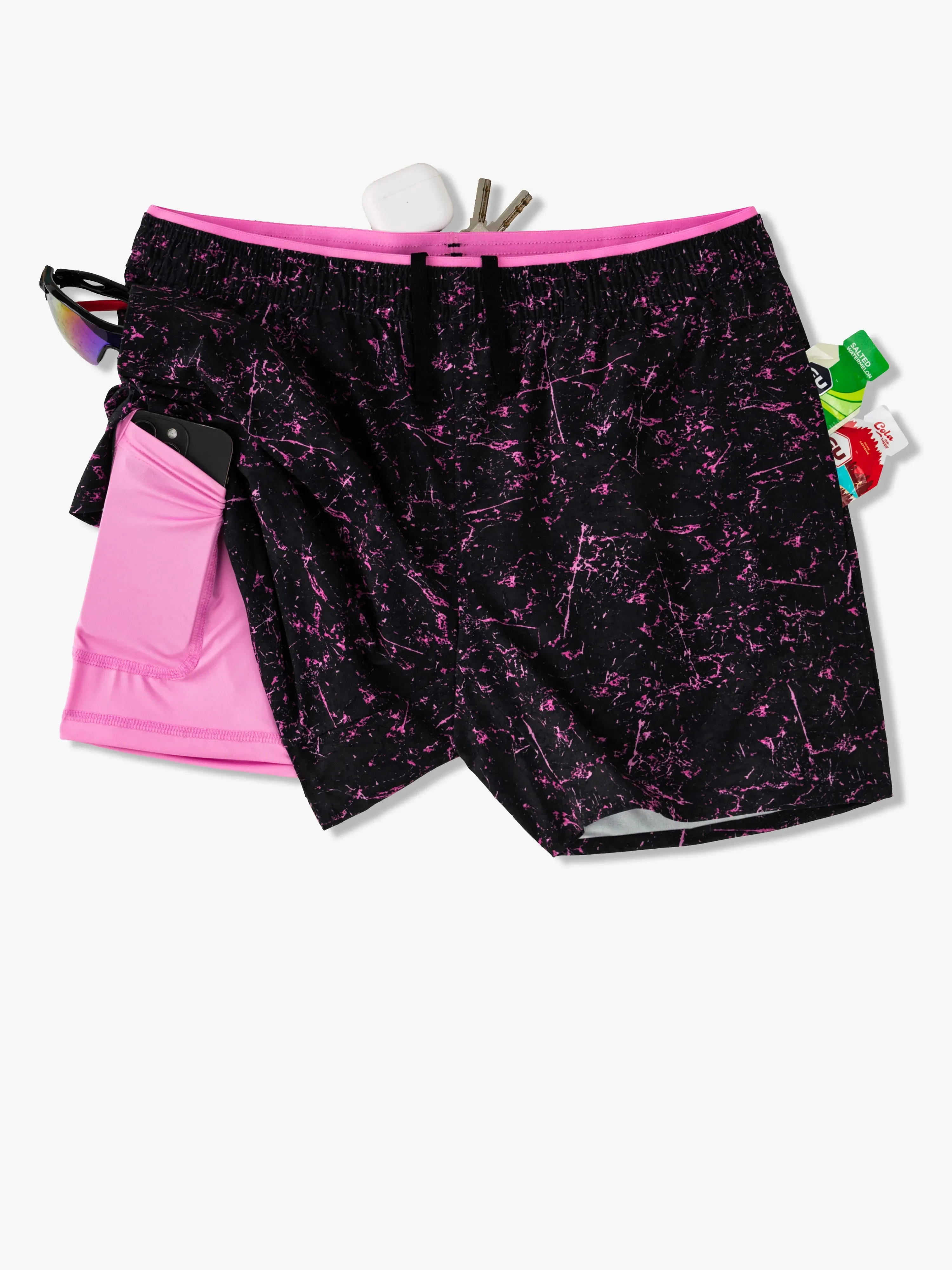 The Pink Concretes 5.5" (Ultimate Training Short with Hidden Liner)