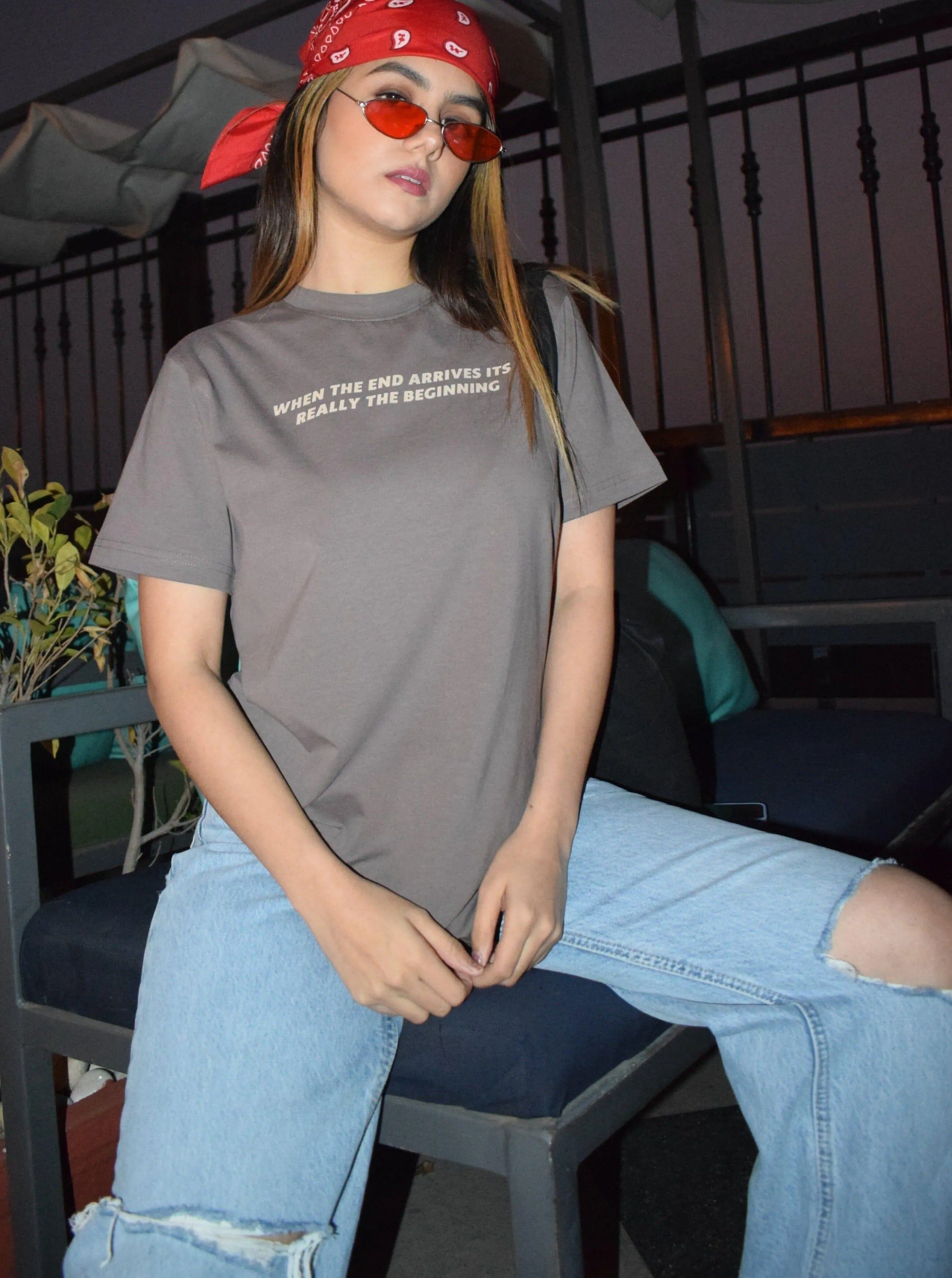 The Travis Scott : Dystopia: Burger Bae Oversized Tee For Men